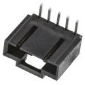 Molex SL Series Right Angle Through Hole PCB Header, 5 Contact(s), 2.54 mm Pitch, 1 Row, Shrouded 70553-0004