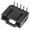Molex SL Series Right Angle Through Hole PCB Header, 5 Contact(s), 2.54 mm Pitch, 1 Row, Shrouded 70553-0004