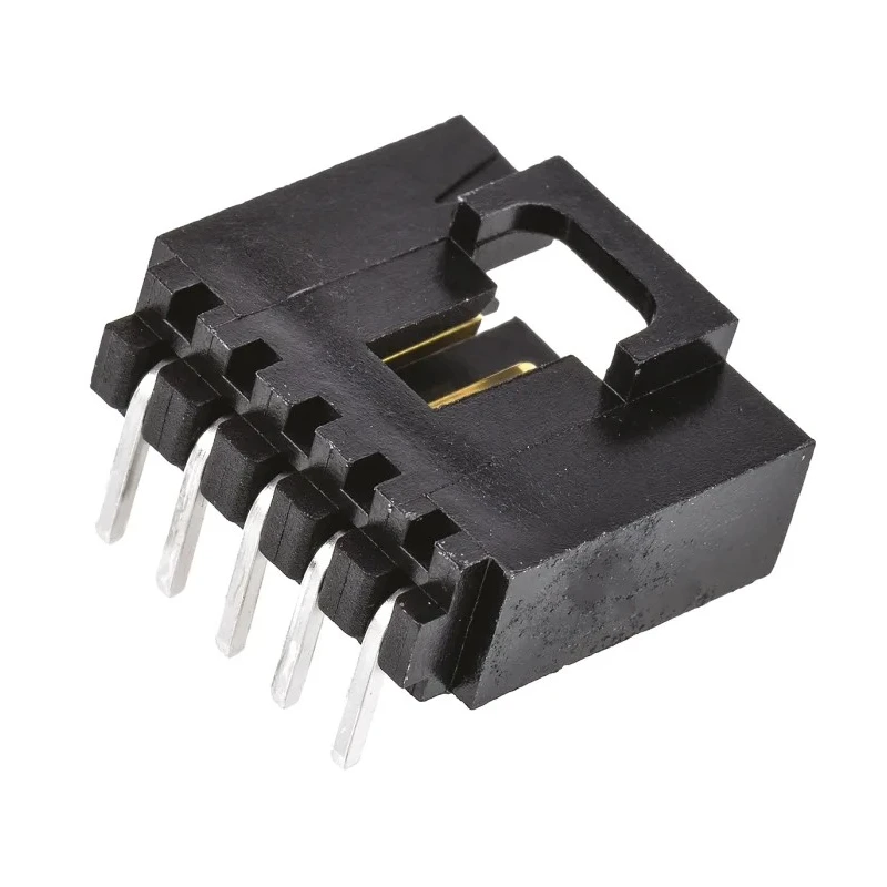 Molex SL Series Right Angle Through Hole PCB Header, 5 Contact(s), 2.54 mm Pitch, 1 Row, Shrouded 70553-0004