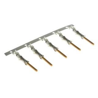 TE Connectivity Type III Series Male Crimp Terminal 13A Current, 18 AWG Min Crimp, 16 AWG Max 66098-9