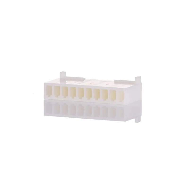 Molex KK 254 Female Connector Housing Nylon Cable Mount 2.54 mm Pitch 10 Way 1 Row Straight 22-01-3107