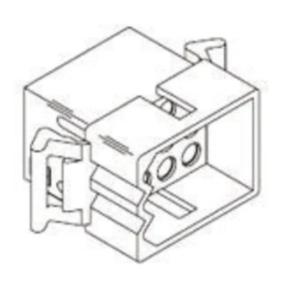 Molex STANDARD 0.093 in Male Connector Housing 6 Way 2 Row 5.03 mm Pitch 03-09-2062