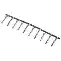 TE Connectivity Female Crimp Circular Connector Contact Contact Size 16, Wire Size 16AWG, 18 AWG 1-66100-9