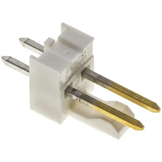 Molex KK 254 Series Straight Through Hole Pin Header, 2 Contact(s), 2.54 mm Pitch, 1 Row, Unshrouded 22-11-2022