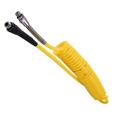 Staubli ? Fluid Connectors Polyurethane Recoil Hose, Tube Outside Diameter 6.5mm, Threaded Female HJP06M003/2AF151