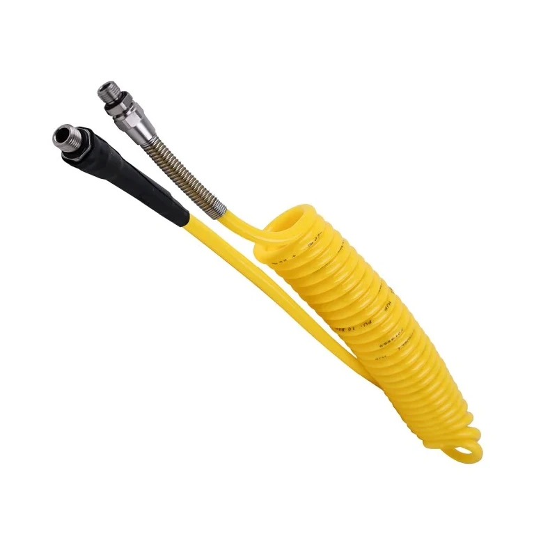 Staubli ? Fluid Connectors Polyurethane Recoil Hose, Tube Outside Diameter 6.5mm, Threaded Female HJP06M003/2AF151