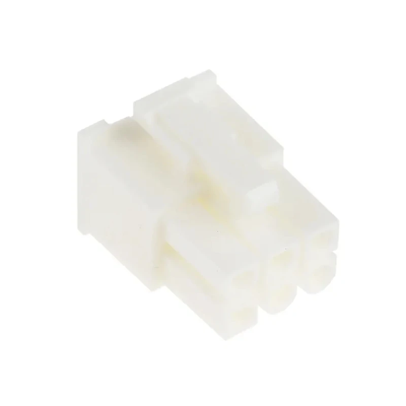 Molex Mini-Fit Jr Female Connector Housing 6 Way 4.2 mm Pitch Nylon Cable Mount Straight 39-01-2065