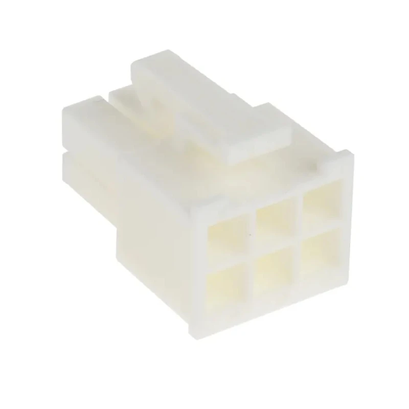 Molex Mini-Fit Jr Female Connector Housing 6 Way 4.2 mm Pitch Nylon Cable Mount Straight 39-01-2065