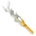 Molex 5558 Series Male Crimp Terminal for Mini-Fit Jr Connectors 24 AWG Min, 18 AWG Max, 9A Current 39-00-0220