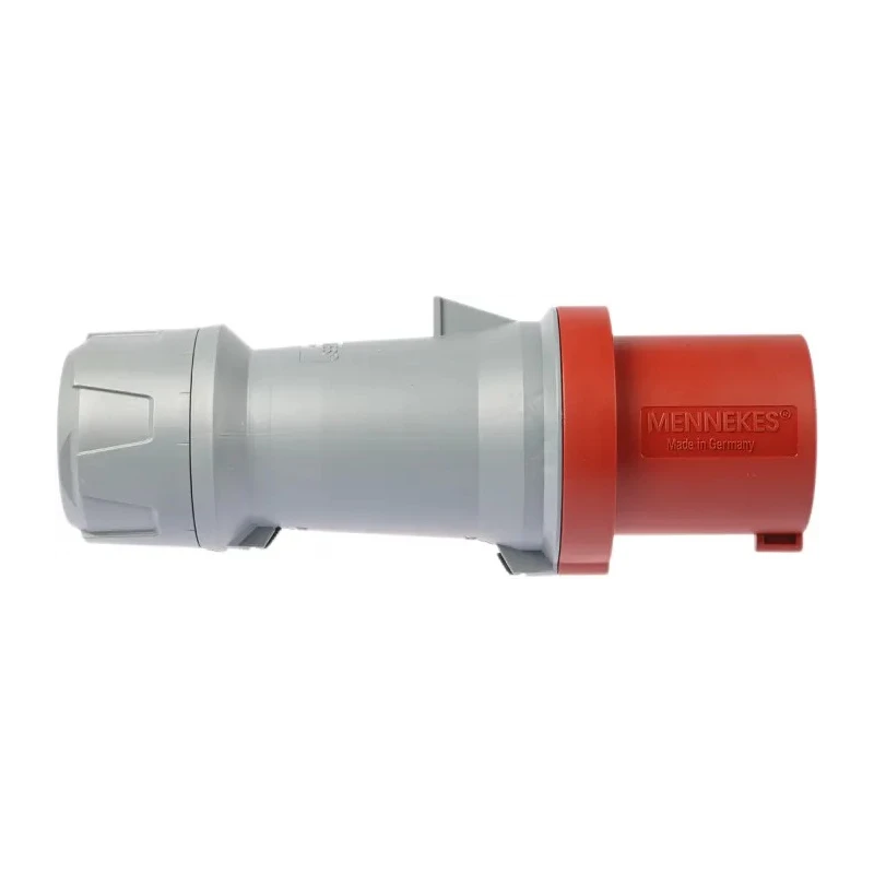 MENNEKES PowerTOP Plus IP44 Red Cable Mount 3P+N+PE Straight Industrial Power Connector 64A 400V 3258RS