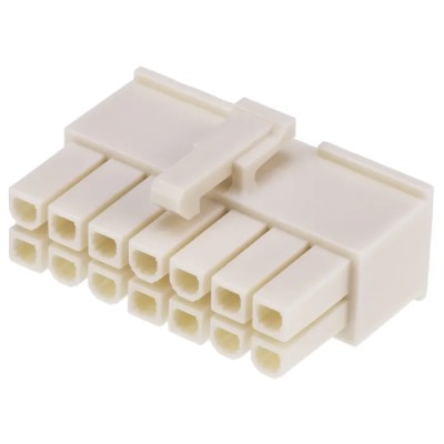 Molex Mini-Fit Jr Female Connector Housing 4.2 mm Pitch 14 Way 2 Row Straight 39-01-2145