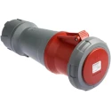 MENNEKES Industrial Power Connector PowerTOP Plus Cable Mount Rated 125A 400V IP67 Red 