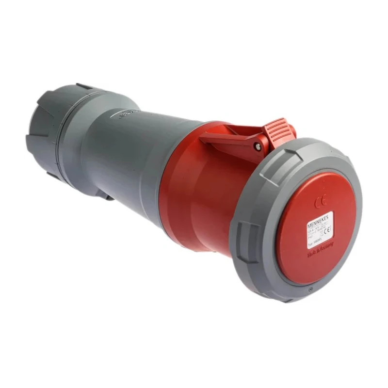 MENNEKES Industrial Power Connector PowerTOP Plus Cable Mount Rated 125A 400V IP67 Red 