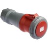 MENNEKES Industrial Power Connector PowerTOP Plus Cable Mount Rated 125A 400V IP67 Red