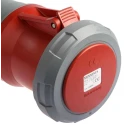 MENNEKES Industrial Power Connector PowerTOP Plus Cable Mount Rated 125A 400V IP67 Red 