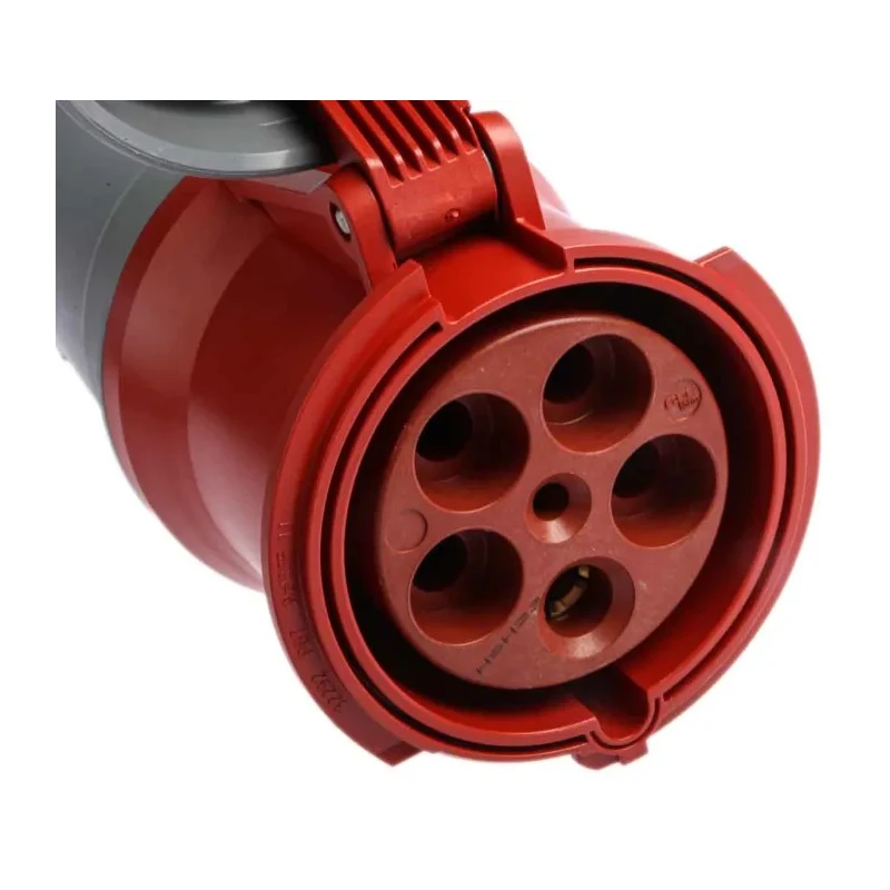 MENNEKES Industrial Power Connector PowerTOP Plus Cable Mount Rated 125A 400V IP67 Red 