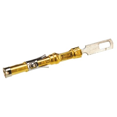 TE Connectivity Female Crimp Circular Connector Contact Contact Size 16 Wire Size 26AWG 13A 250V Brass Gold over 202237-7