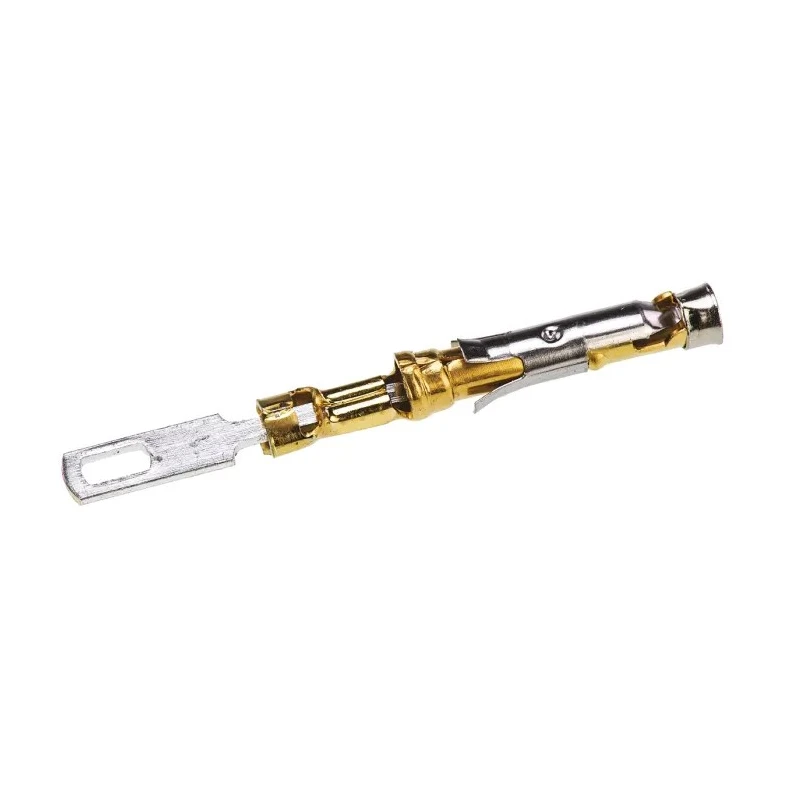 TE Connectivity Female Crimp Circular Connector Contact Contact Size 16 Wire Size 26AWG 13A 250V Brass Gold over 202237-7