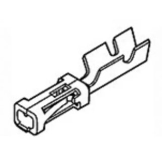 TE Connectivity AMPMODU MOD V Series Female Crimp Terminal 5A Current, 26 to 22 AWG Wire Size 102128-2