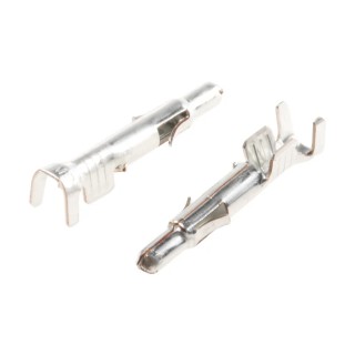 TE Connectivity Universal MATE-N-LOK Series Male Crimp Terminal 19A Current, 20-14 AWG Wire Size 350547-3