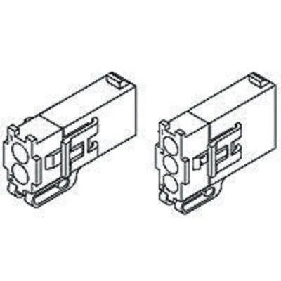 TE Connectivity Mini-Universal MATE-N-LOK II Female Connector Housing 4.14 mm Pitch 2 Way 1 Row Straight 794185-1