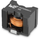 Wurth Elektronik Shielded Wirewound Surface Mount Inductor with Manganese Zinc Ferrite Core 1 μH ±20 %, 2818 7443640100B