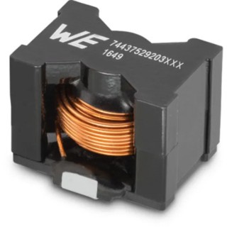 Wurth Elektronik Shielded Wirewound Surface Mount Inductor with Manganese Zinc Ferrite Core 1 μH ±20 %, 2818 7443640100B