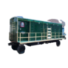 Green Mobile Bio Toilet Van