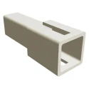 TE Connectivity AMP FASTIN-FASTON 1 Way Nylon Crimp Terminal Housing 2.79 mm Tab Size 626063