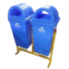 PVC Neelkamal Blue Plastic Dustbin 80-110 Litre