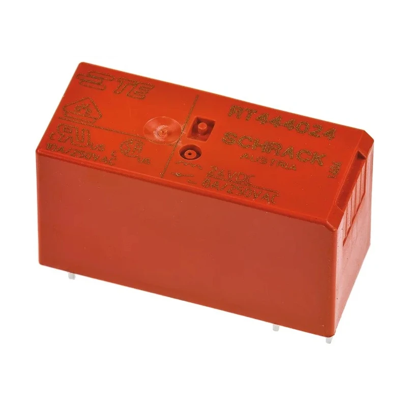 TE Connectivity PCB Power Relay 24V DC Coil 8A Switching Current DPST RT444024