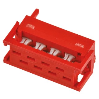 TE Connectivity 8-Way IDC Connector Male for Cable, 2 Row, 1.5A, Tin over Nickel Plating, Micro-MaTch Series 215083-8