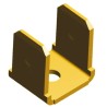 TE Connectivity FASTON .250 Gold Uninsulated Male Spade Connector, Stud, 6.35 x 0.81 mm Tab Size 41290