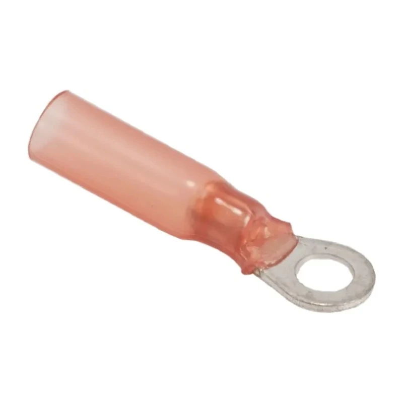 TE Connectivity PLASTI-GRIP Insulated Ring Terminal M6 Stud Size 22 AWG 16 AWG Wire Size Red 130054