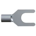 TE Connectivity Uninsulated Crimp Spade Connector 22 AWG to 16 AWG M4 Stud Size 130519