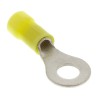 TE Connectivity PLASTI-GRIP Insulated Ring Terminal M6 Stud Size 12 AWG 10 AWG Wire Size Yellow 342185-1