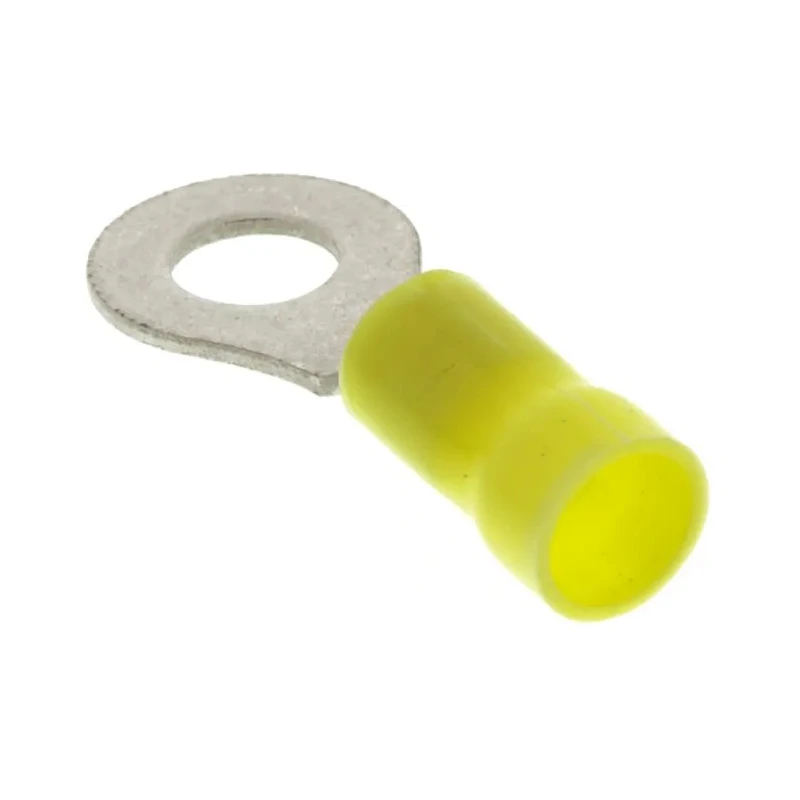 TE Connectivity PLASTI-GRIP Insulated Ring Terminal M6 Stud Size 12 AWG 10 AWG Wire Size Yellow 342185-1