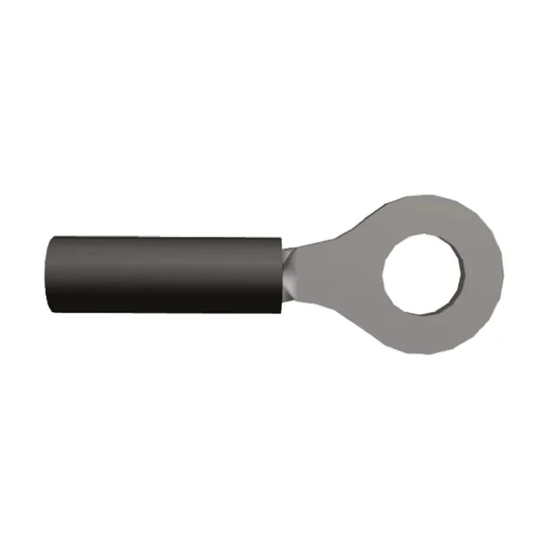 TE Connectivity PIDG Insulated Ring Terminal M3.5 Stud Size 24 AWG 22 AWG Wire Size Black 151439