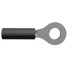 TE Connectivity PIDG Insulated Ring Terminal M3.5 Stud Size 24 AWG 22 AWG Wire Size Black 151439