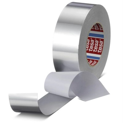 Tesa Conductive Aluminium Tape, Acrylic Adhesive, 50mm x 50m, 0.125mm Thickness, 160°C Max Operating 60672-00000-00