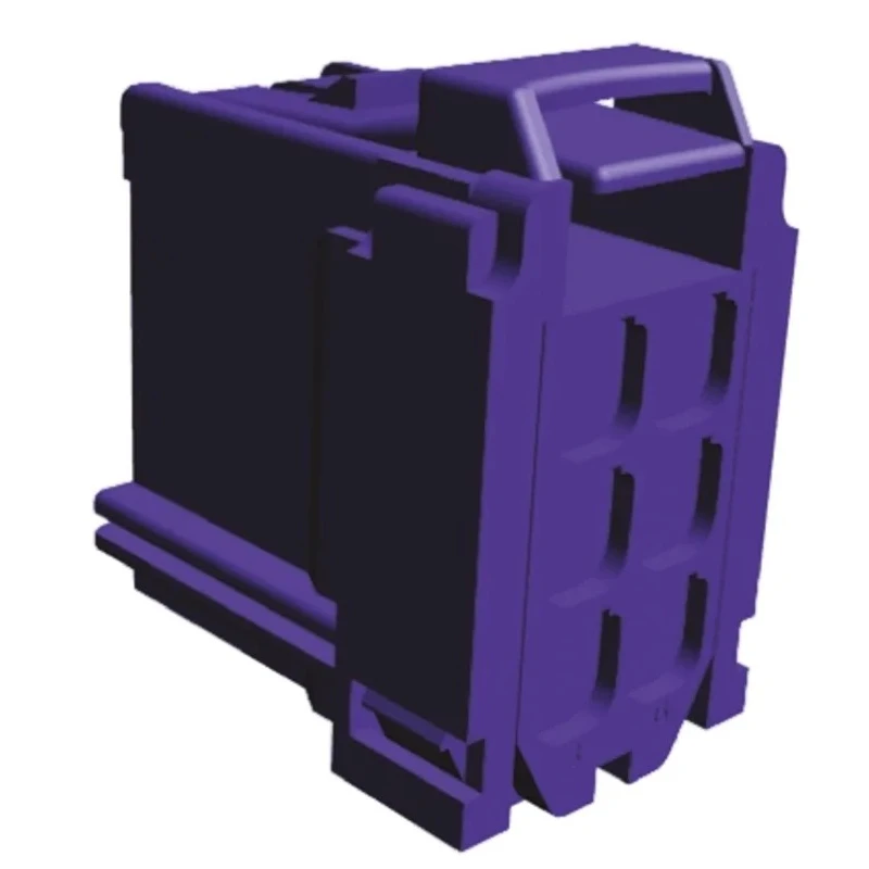 TE Connectivity AMP MCP 2.8 Female Automotive Connector, 5.5 mm Pitch, 6 Way, 3 Row Straight 8-968970-1