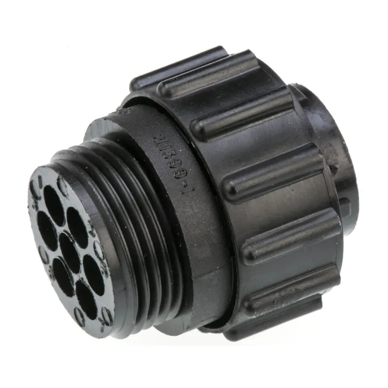 TE Connectivity Circular Connector Cable Mount Plug Female 7 Contacts Standard Size 250V Threaded Mating CPC Series 211399-1
