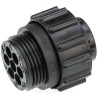 TE Connectivity Circular Connector Cable Mount Plug Female 7 Contacts Standard Size 250V Threaded Mating CPC Series 211399-1