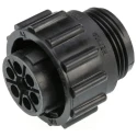 TE Connectivity Circular Connector Cable Mount Plug Female 7 Contacts Standard Size 250V Threaded Mating CPC Series 211399-1