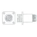 TE Connectivity Circular Connector 24 Contacts Panel Mount Socket Male Nylon Housing 600V CPC Series 796190-1