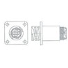 TE Connectivity Circular Connector 24 Contacts Panel Mount Socket Male Nylon Housing 600V CPC Series 796190-1