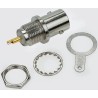 TE Connectivity Greenpar Series Coaxial Connector Panel Mount Female BNC, 50 Ω, Straight Body Solder 1-1337448-0