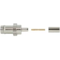 TE Connectivity 50 Ohm BNC Series Coaxial Connector Cable Female BNC, Straight Body Crimp 1-1337441-0