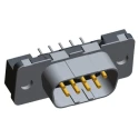 TE Connectivity AMPLIMITE HDP-20 9 Way Straight 2.74 mm Pitch Through Hole D-Sub Connector with 4 to 40 UNC 1-338309-2