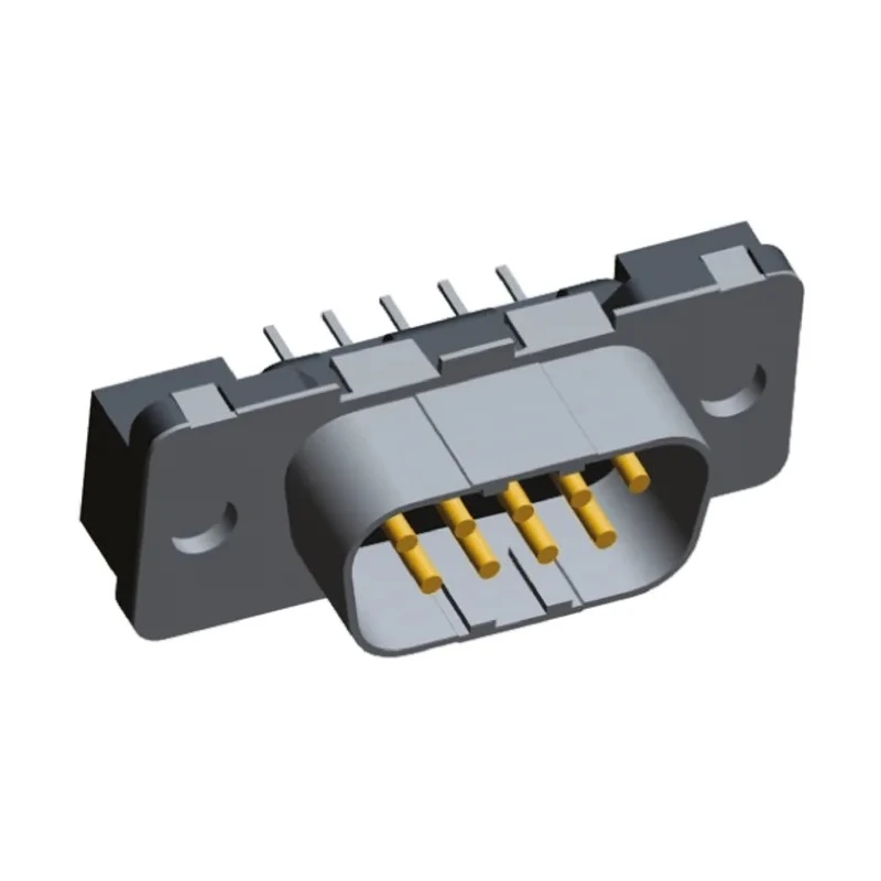 TE Connectivity AMPLIMITE HDP-20 9 Way Straight 2.74 mm Pitch Through Hole D-Sub Connector with 4 to 40 UNC 1-338309-2
